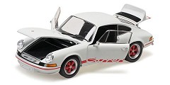 Porsche 911 Carrera RS 1972 white w/ red