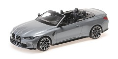 BMW M4 cabriolet 2020 grey metallic