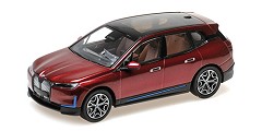 BMW IX 2023 red metallic